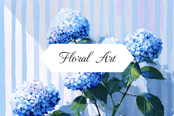 Download Blue Hortensia Watercolor Painting - Watercolor Collection