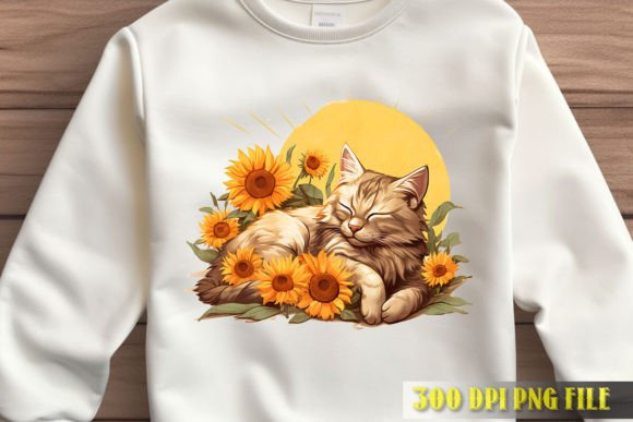 Download Sunkissed Cat Flower Power - Flower power Collection