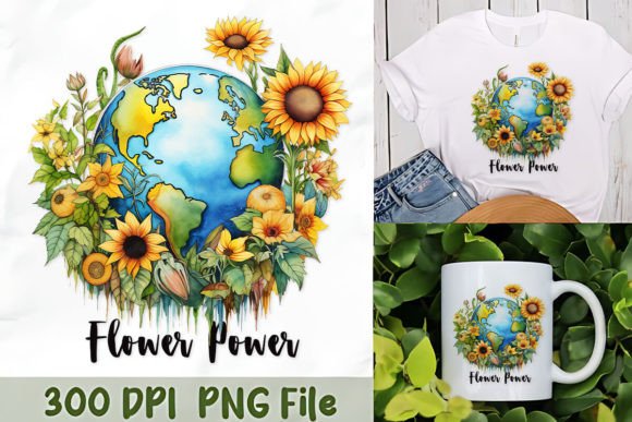 Download Flower Power Earth Embrace - Flower power Collection