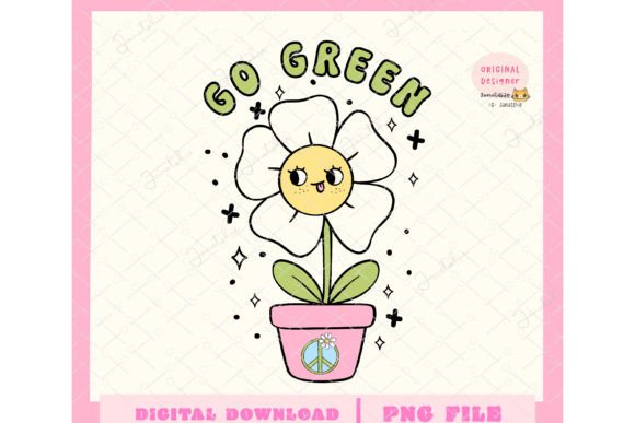 Download Retro Earth Day Flower Power Png - Flower power Collection